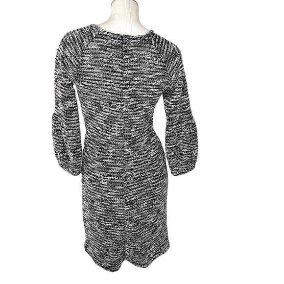 NWT EVEREVE Collective Concepts Anna Striped Knit Dress Black White Size M - Picture 4 of 16